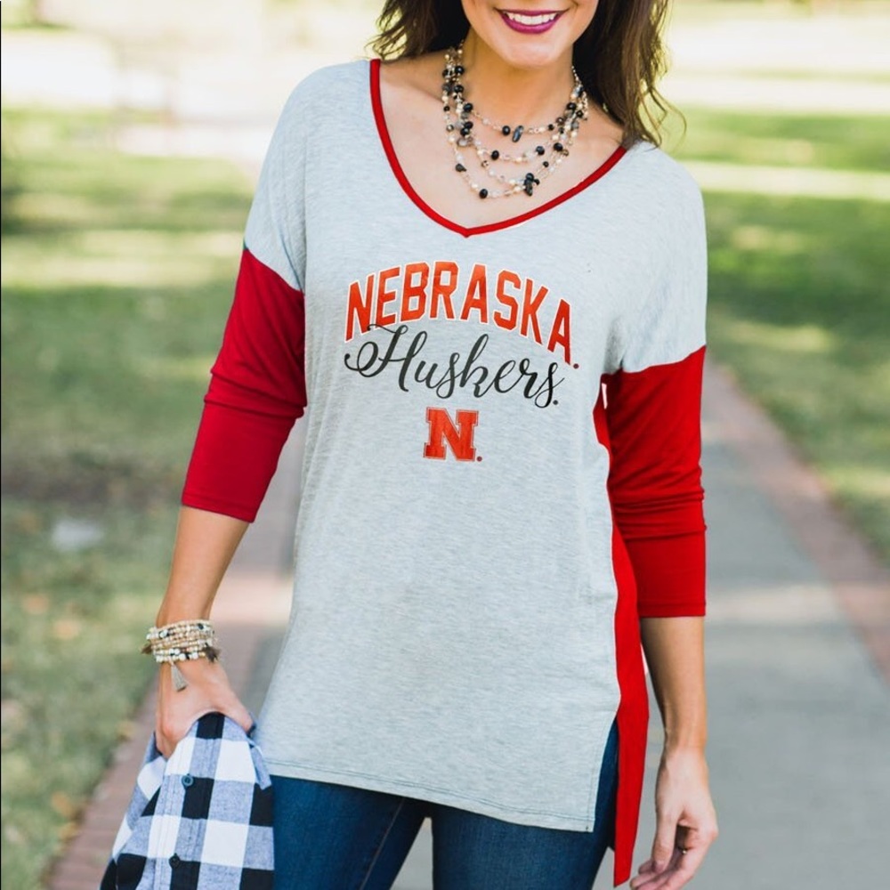 NEW Nebraska Cornhuskers V neck